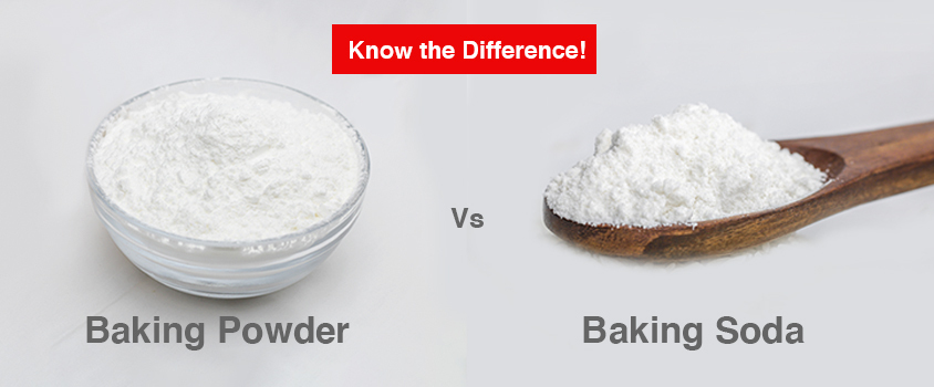 Sự khác nhau giữa baking soda và baking powder