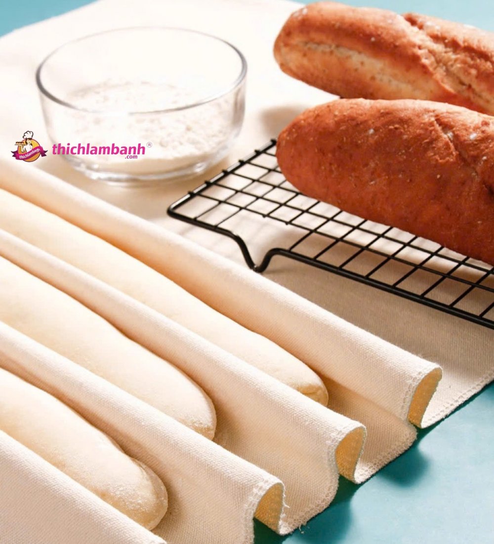 Khăn ủ bột làm bánh mì 45x75cm Khăn ủ bột làm bánh mì 45x75cm