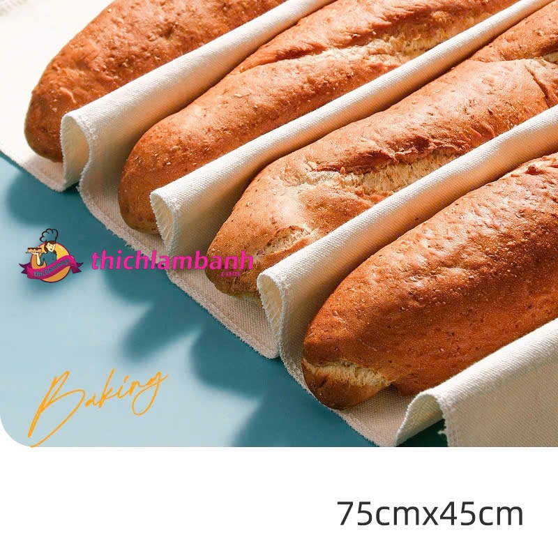 Khăn ủ bột làm bánh mì 45x75cm Khăn ủ bột làm bánh mì 45x75cm