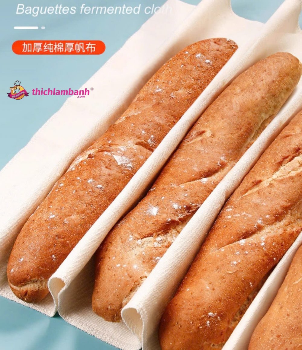 Khăn ủ bột làm bánh mì 45x75cm Khăn ủ bột làm bánh mì 45x75cm