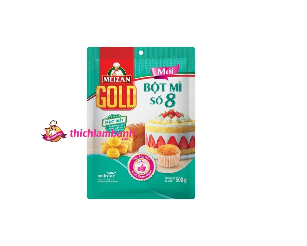 Bột Mì Số 8 bông lan Meizan Gold 500G Bột Mì Số 8 bông lan Meizan Gold 500G