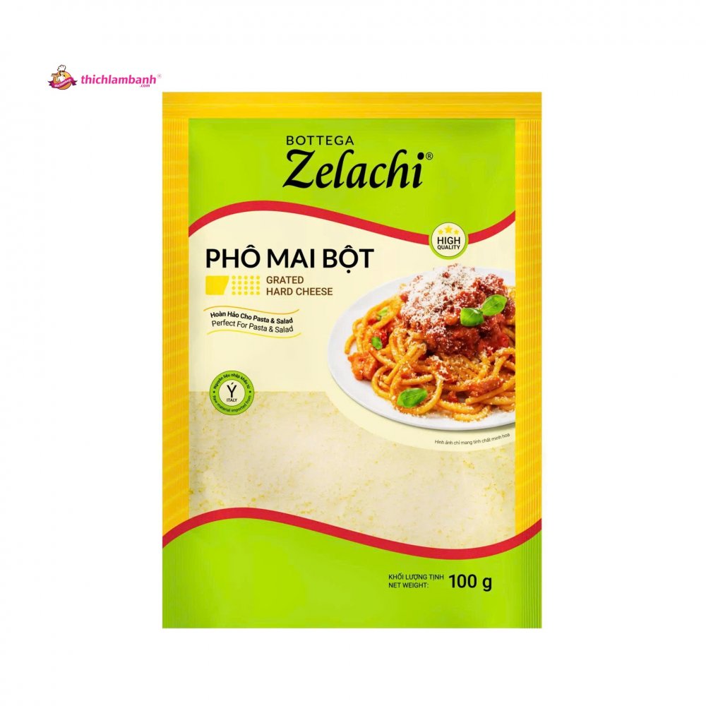 Phô Mai bột Bottega Zelachi 100g Phô Mai bột Bottega Zelachi 100g