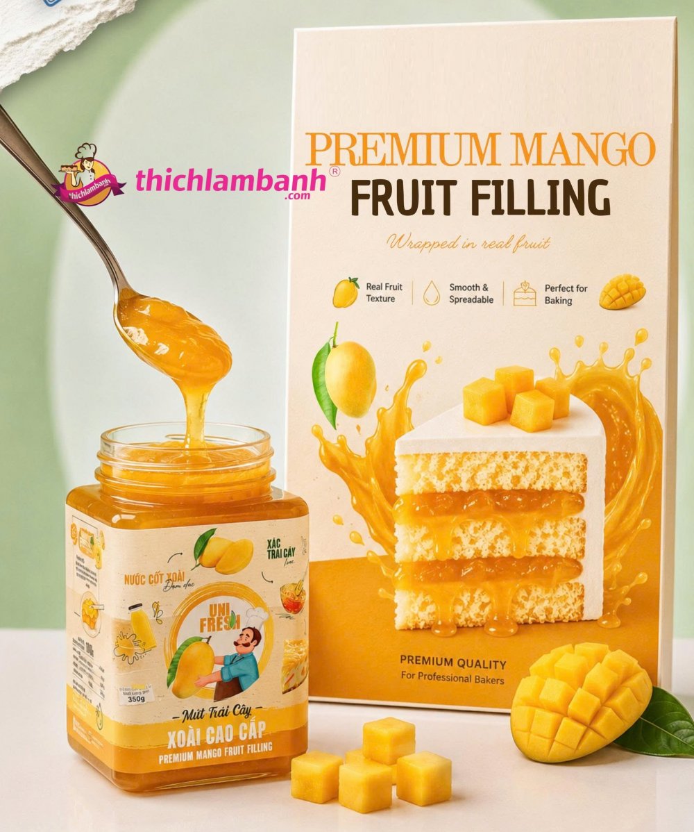 Unifresh Mứt Trái Cây Xoài 350G Unifresh Mứt Trái Cây Xoài 350G