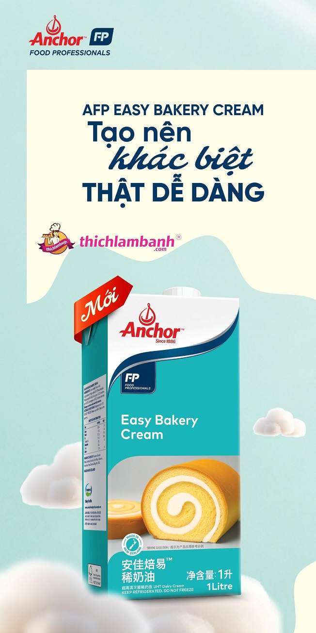Whipping cream Sữa Tươi Chuyên Dụng Anchor Easy Bakery Cream Whipping cream Sữa Tươi Chuyên Dụng Anchor Easy Bakery Cream