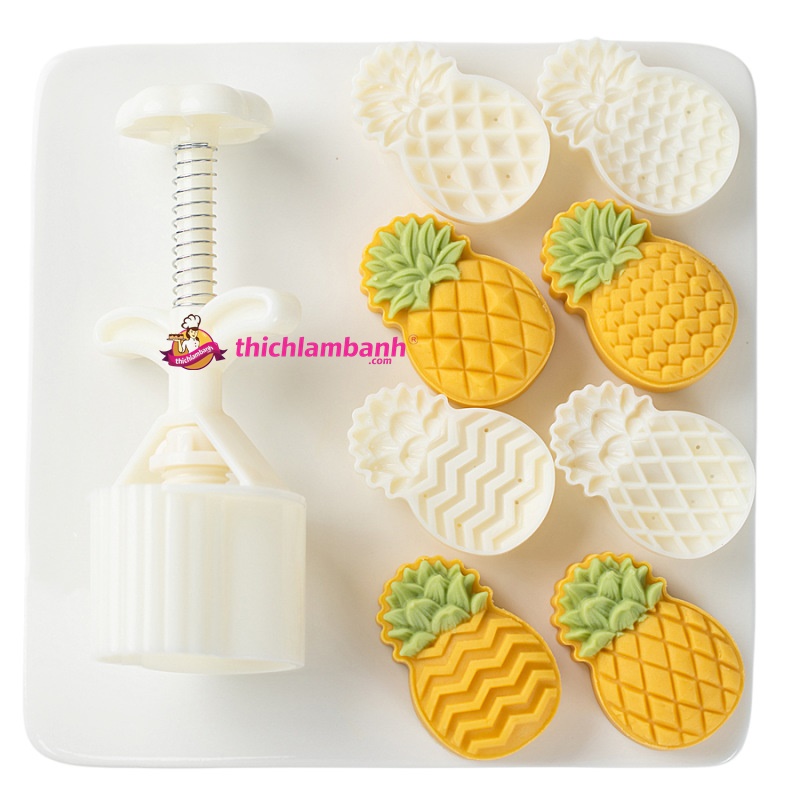 Khuôn LX bánh dứa 30g 4 mặt Khuôn LX bánh dứa 30g 4 mặt