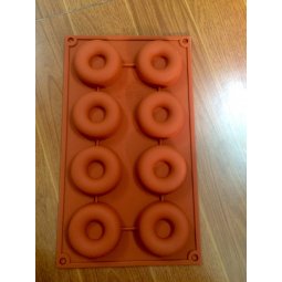 Khuôn silicon donut 8 lỗ