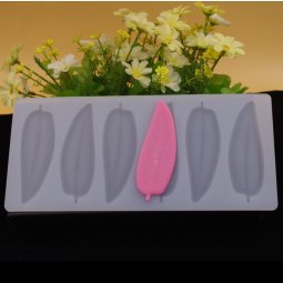 Khuôn silicon mỏng decor 6 lá
