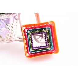 Bộ 5 nhấn nhựa vuông răng cưa