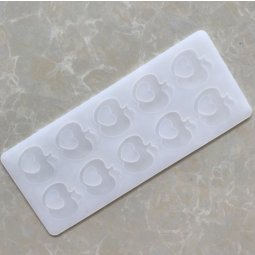 Khuôn silicon mỏng decor 10 quả táo
