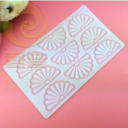 Khuôn silicon mỏng decor 9 cánh quạt