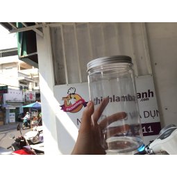 Hủ Nhựa Pet nắp nhôm - Thiết 1 Lít