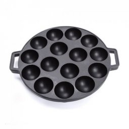 Khuôn không dính làm bánh bạch tuộc Takoyaki Nhật 14 bánh