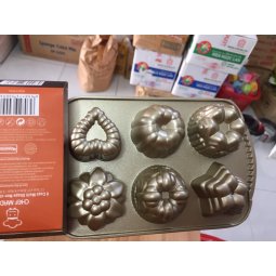 Khuôn chống dính Chefmade 6 hoa w9020