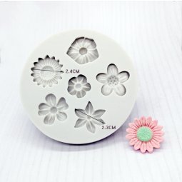 Khuôn silicon 4D 6 hoa MK-1674