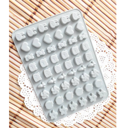 Khuôn silicon 54 thỏ tim nhí 