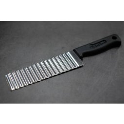 Dao cắt lượn sóng 24 cm cán đen