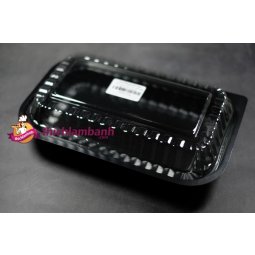 Hộp nhựa đậy chữ nhật đế đen HT17