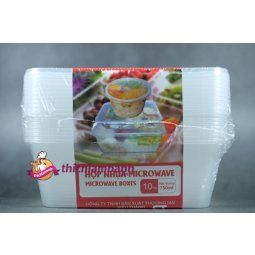 Hộp nhựa nắp đậy chữ nhật C750 - 10 cái