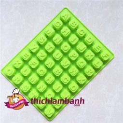 Khuôn silicon 48 ký tự chữ số