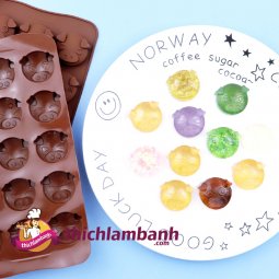 Khuôn silicon vĩ 15 con heo