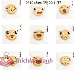 Túi dán mẫu Cảm xúc 10cm