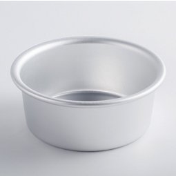 Khuôn nhôm đúc trắng đáy liền 18cm - 7 inc