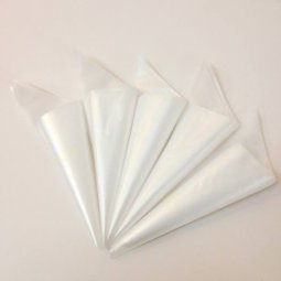 Túi nylon bắt bông kem