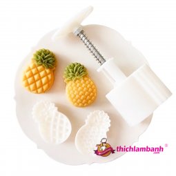 Khuôn lò xo bánh dứa 4 mặt 50gr