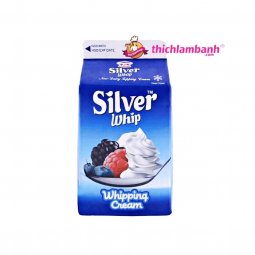 Kem Trang Trí Bánh Topping Silver Whip 500g