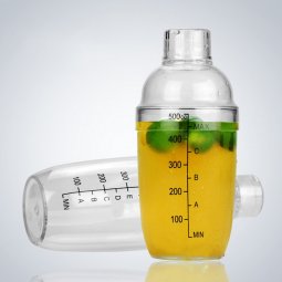 Bình lắc pha chế nhựa Cocktail Shaker 500ml