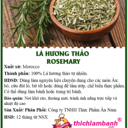 Lá rose mary - Túi 5 gr