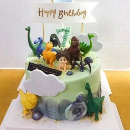Set trang trí bánh kem - Khủng long