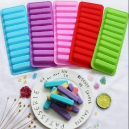 Khuôn silicon 10 thanh trụ dài