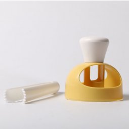 Khuôn nhấn donut tròn kèm gắp