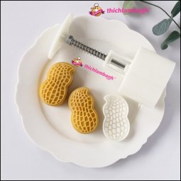 Khuôn lò xo hình hạt đậu phộng, củ lạc 50g