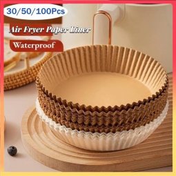 Set khay giấy nến lót nồi chiên không dầu