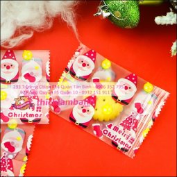 Túi hàn miệng Giáng sinh 7x9.5cm 50c
