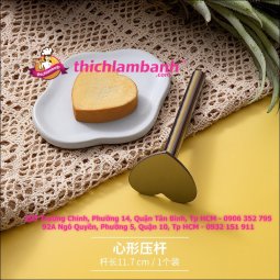 Cây Nhấn Bánh Dứa Hình Tim