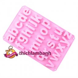 Khuôn silicon chữ cái thường a-z