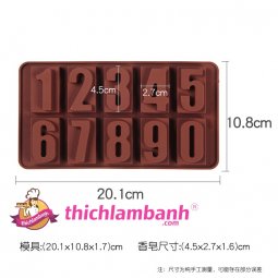 Khuôn silicon số chữ nhật