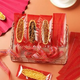 Túi bánh thuyền mẫu đỏ ~ 100c