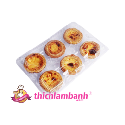 10 Hộp đựng tart trứng 6 cái bánh FJ-360