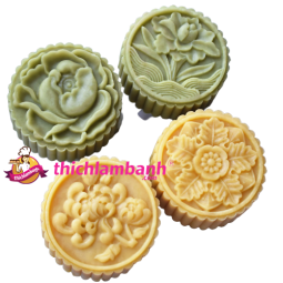 Khuôn lò xo100G Hoa B2 4 mặt