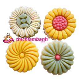 Khuôn lò xo 125G Hoa Nổi 4 mặt