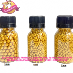 Bi nhũ vàng 50G - kẹo bông đường trang trí