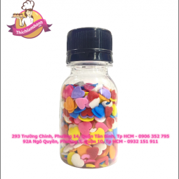 Bông đường tim đủ màu 30 gr