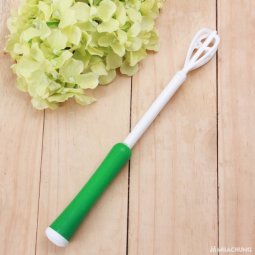 Cây đánh bọt cà phê nhựa