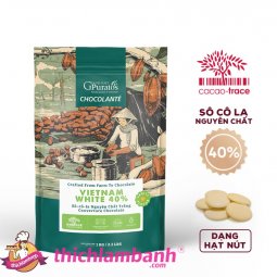 Chocola NÚT TRẮNG nguyên chất Puratos