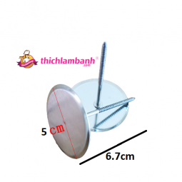 Dù bắt hoa inox, dụng cụ bắt bông kem 3/5/7cm