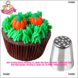 Đuôi bắt cỏ bông kem trang trí